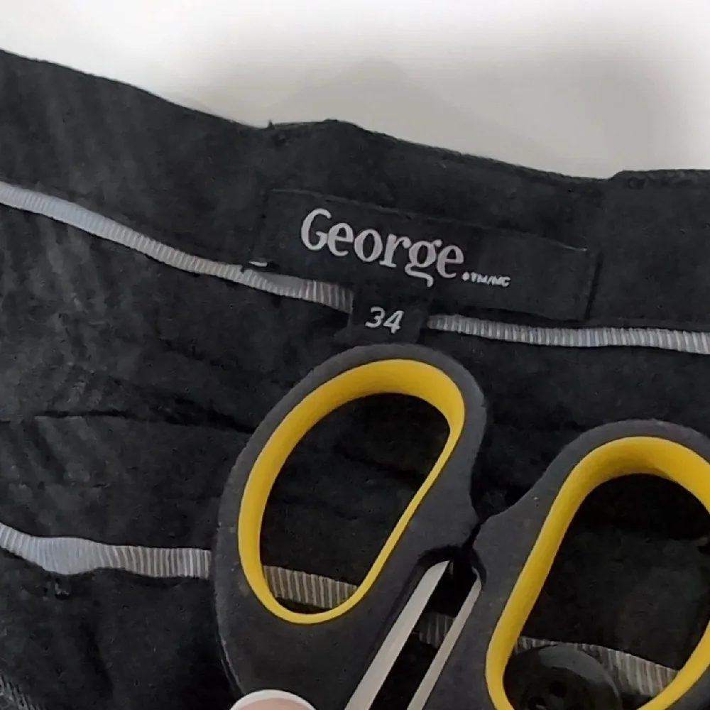 George Men's Dark Gray Dress Pants 34 - Picture 3 of 9